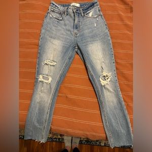 Cropped Abercrombie The Skinny High Rise Jeans
